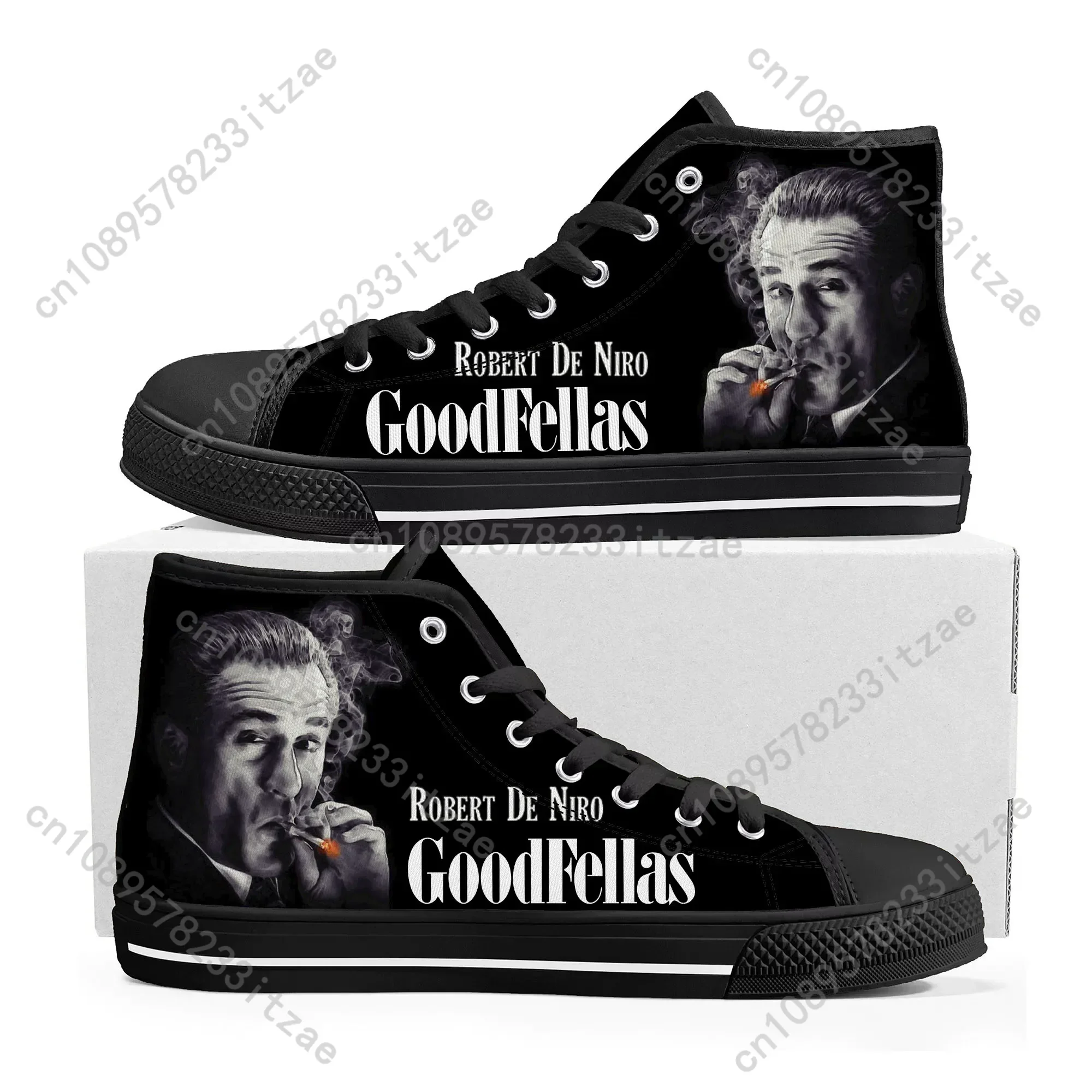 Goodfellas High Top Sneakers Mens Womens Teenager High Quality Robert De Niro Canvas Sneaker couple Shoe Casual Custom Shoes