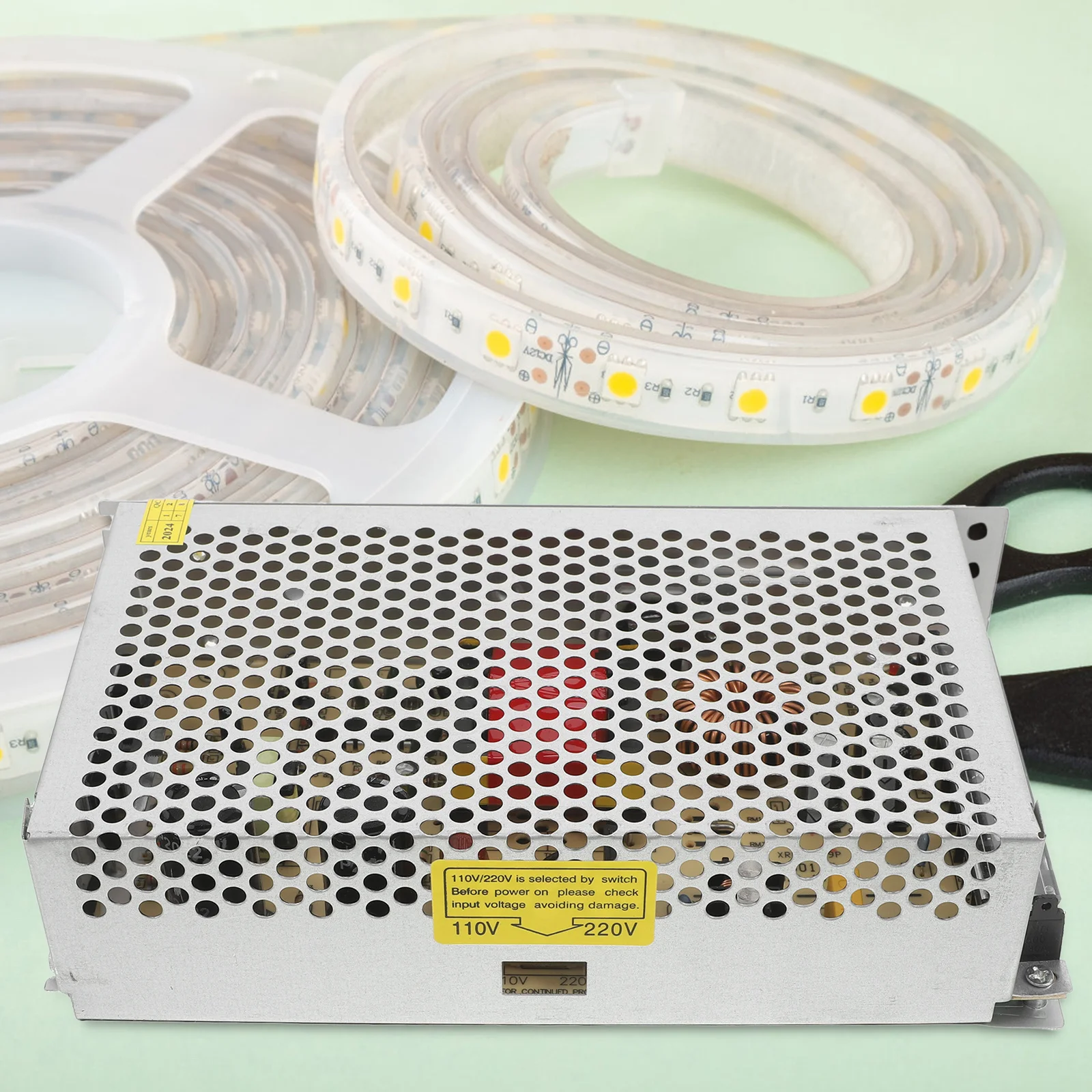 

Universal 250W LED Power Supply Adapter for Light Strips Cctv Computers Stable Output Low Voltage Transformer Driver with