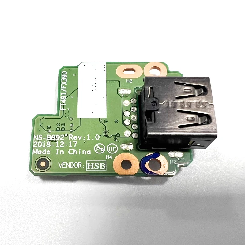 01YN265 NS-B892 Original For Lenovo Thinkpad X13 X390 T14S T490S Power Jack Board USB Board