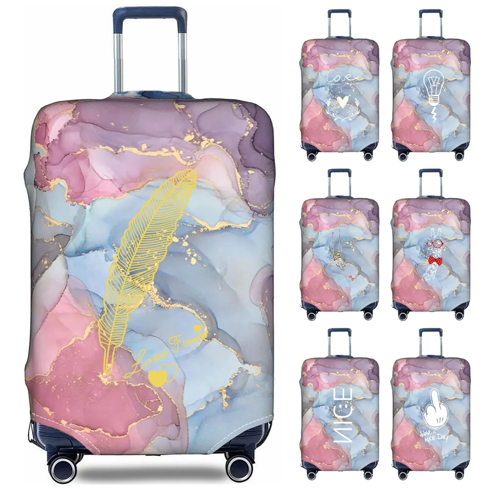 

Luggage Covers 18-32inch Protector Travel Luggage Suitcase Protective Cover Stretch Dust Covers Print White Picture Series