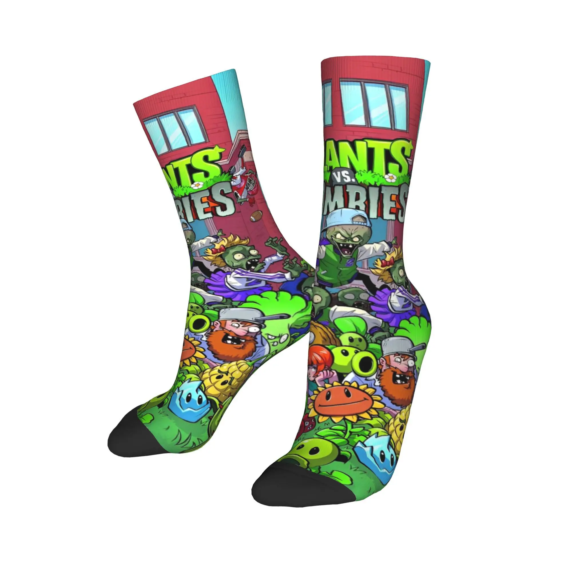 

Повседневные женские и мужские носки для экипажа Plants-vs-Zombies game PK Merchandise, супер мягкие дышащие носки для зомби