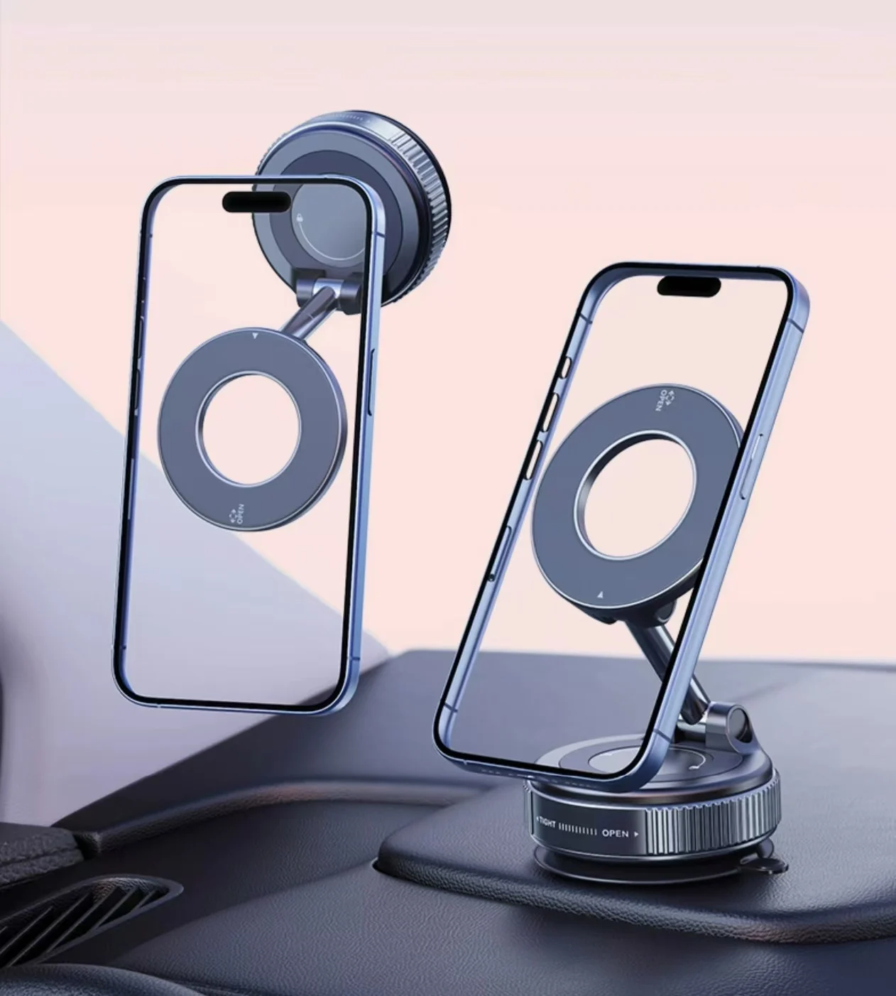 Handy-Magnetständer für den Schreibtisch; 360° °   Drehbarer magnetischer Adsorptionsständer; universeller Handyhalter