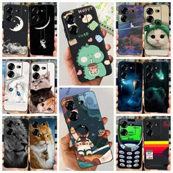 Soft Cases For Tecno Pova 5 4G Pova5 Phone Cover Matte Liquid Silicone Slim Funfas Capa For Tecno Pova 5 pro 5Pro LH8n Bumper