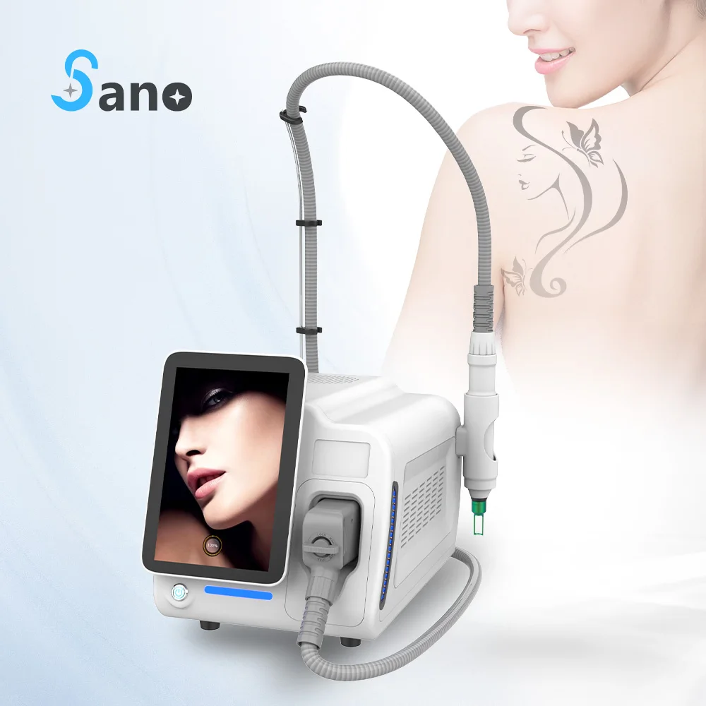 High Quality Q Switch Nd Yag  Pigmention Removal Tattoo Removal Machine With 1064nm 532Nm