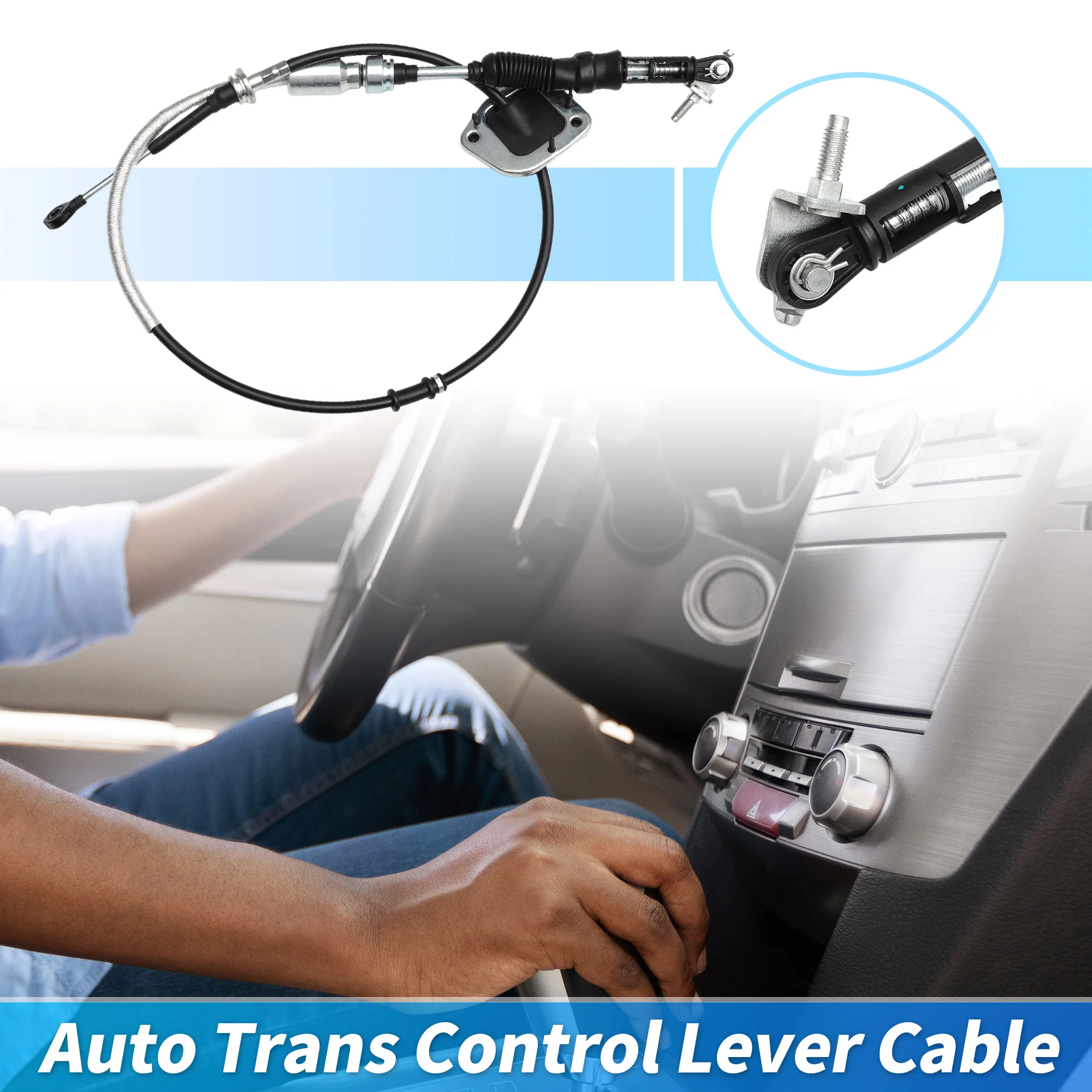 

Motoforti No.33820-0C090 Трос переключения передач автоматической коробки передач для Toyota Sequoia Tundra Floor Shift