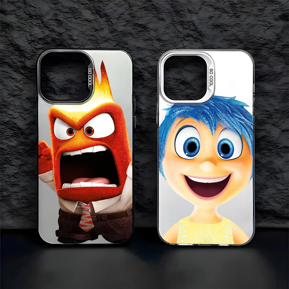 Disneys Inside Out 2 Case for VIVO Y15S Y16 Y17S Y21 Y22S Y27 Y50 Y91 Y93 V23 V25 V27 V29 S1 Pro 5G Matte Shockproof Back Cover