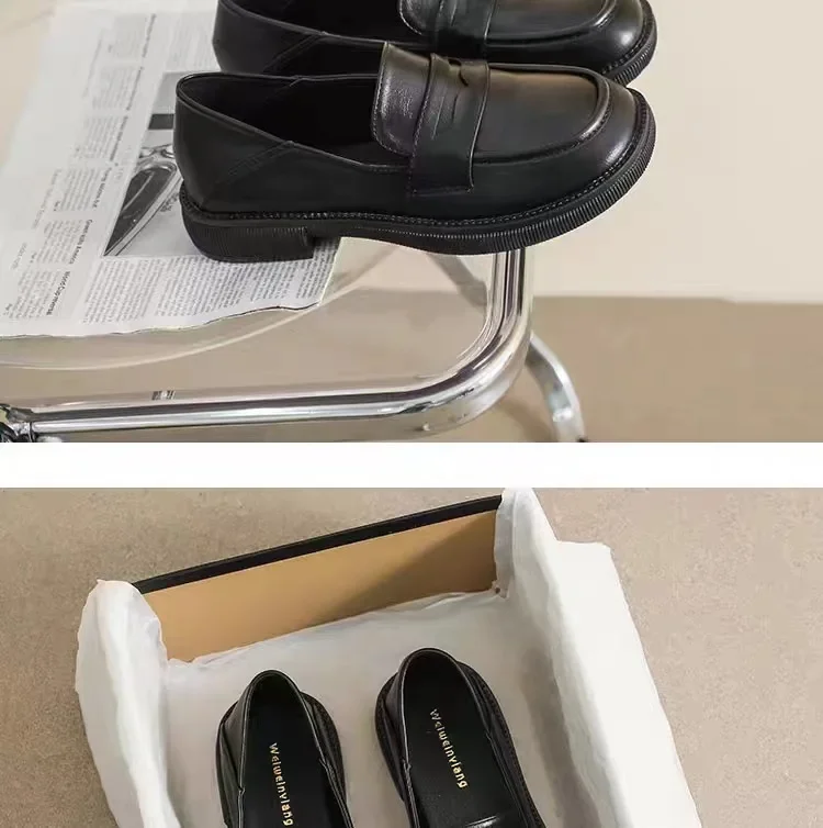 Damen-Loafer mit weicher Sohle - Bequeme Slip-On Flats, geeignet für Pendeln und Freizeitkleidung, minimalistisches Design, Mutter-Schuhe – Detail 8