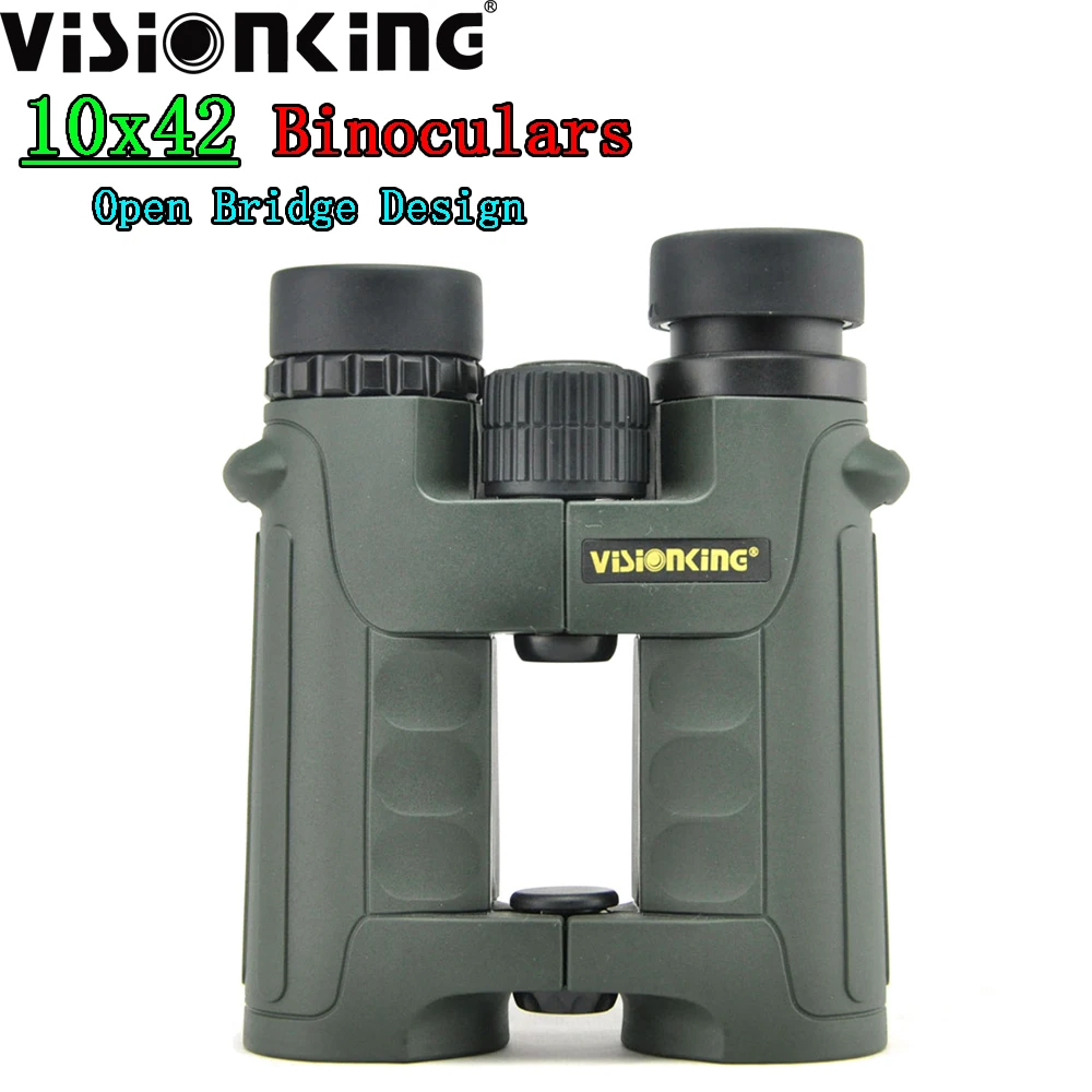 

Visionking HD 10x42 Nitrogen Waterproof Binoculars Professional Long Range Birdwatching Travelling Concert Bak4 FMC Telescope