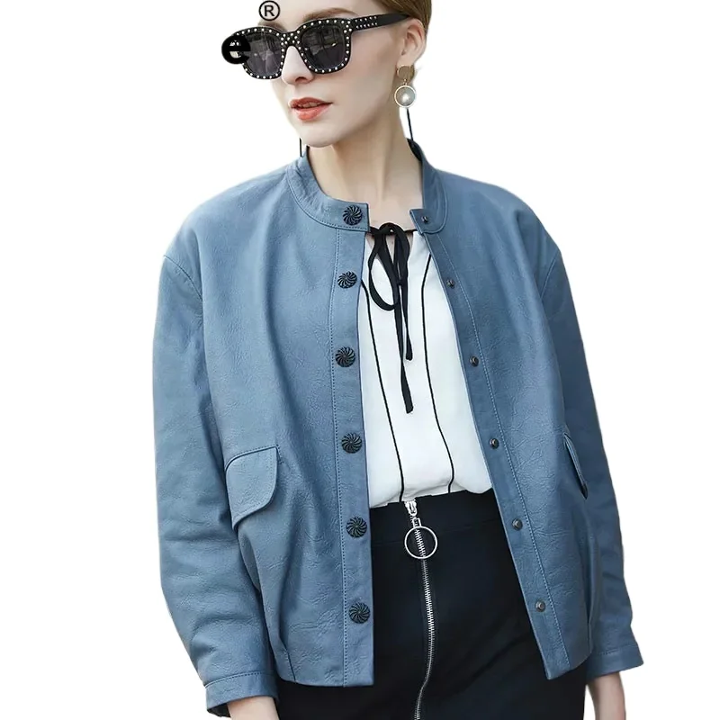 Tajiyane Real Genuine Leather Jacket Women Clothes Women's Leather Jacket Sheepskin Coat Female Motocycle Jackets SS907 WPY550