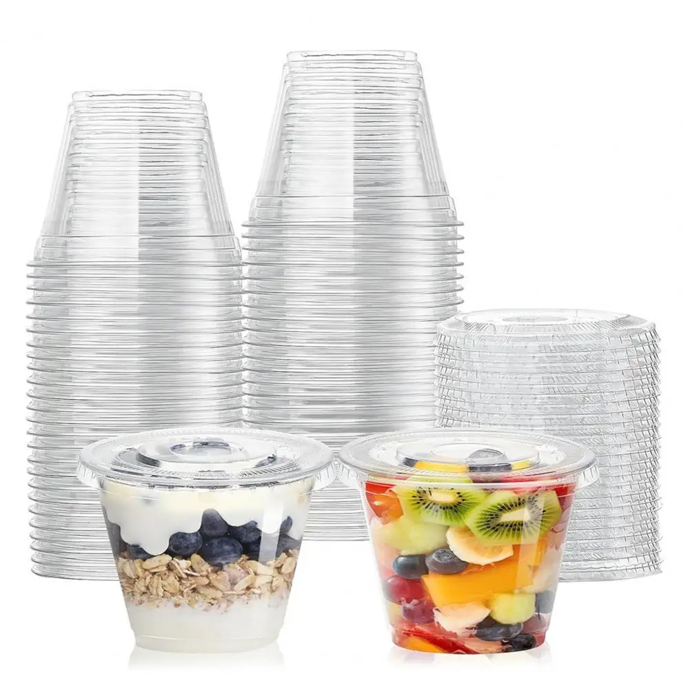 

10/20/30/50 шт. десертная чашка, пластиковые чашки для десертов без BPA, фрукты, торты, мороженое, пудинг, чашки для молочного коктейля, пищевые чашки для торта