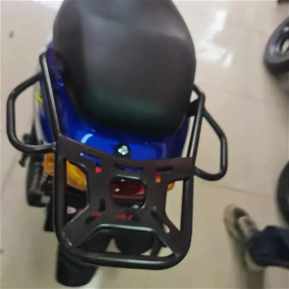 

For Yamaha Linhai V Dance 110 Linhai Qiaoge 100T-18 Fuyuan Motorcycle Rear Shelf Modified Anti collision Bar Rear Tail Frame