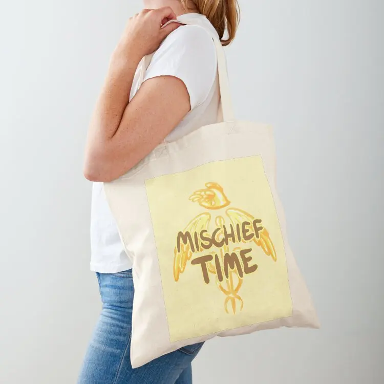 

Mischief Time Tote Bag tote bag Shopping bags tote bag screen large size bags