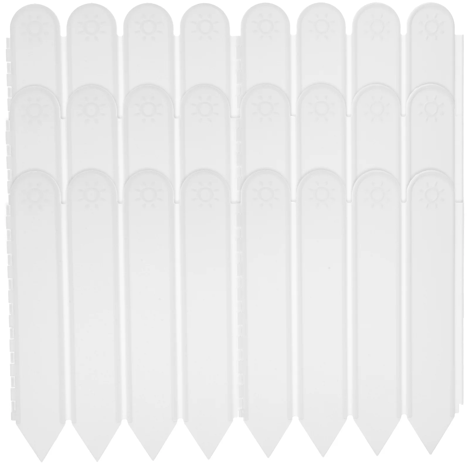 

Plastic Garden Border Reusable Lawn Edging Decorative Outdoor Yard Portable Courtyard Ornament Durable Landscaping Edging Kit