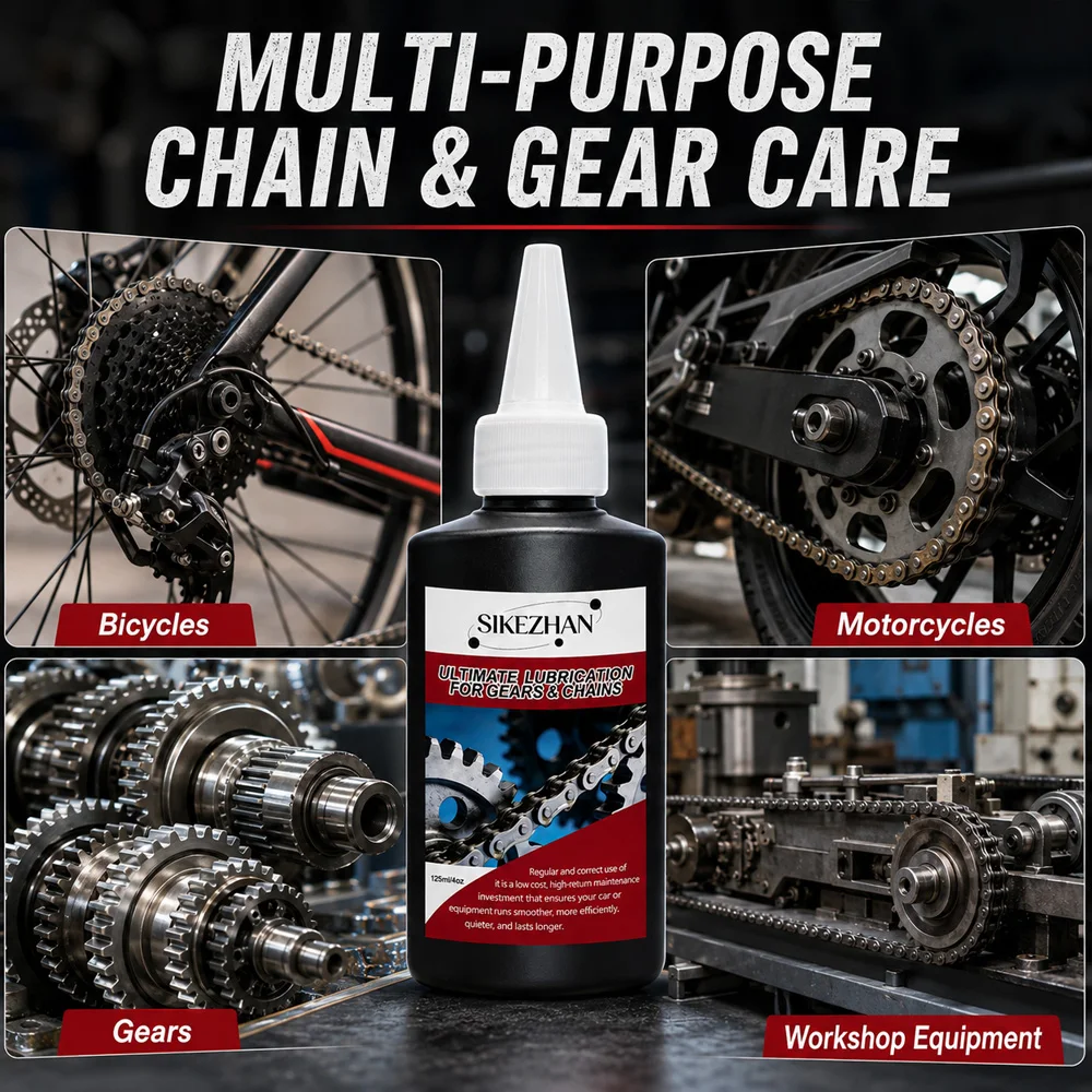 Ultimate Gear Chain Lubricant 125ml Multi-Purpose Maintenance Oil for Bike Motorcycle Car Door Hinges Anti Rust Lube Fluid image 5