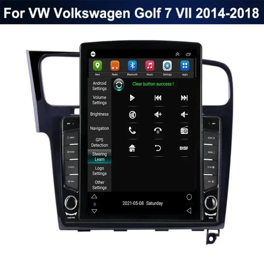 Autoradio Android 13.0, navigation GPS, 5G, lecteur DVD, 5G, pour voiture VW Volkswagen Golf 7 (2013-2035)