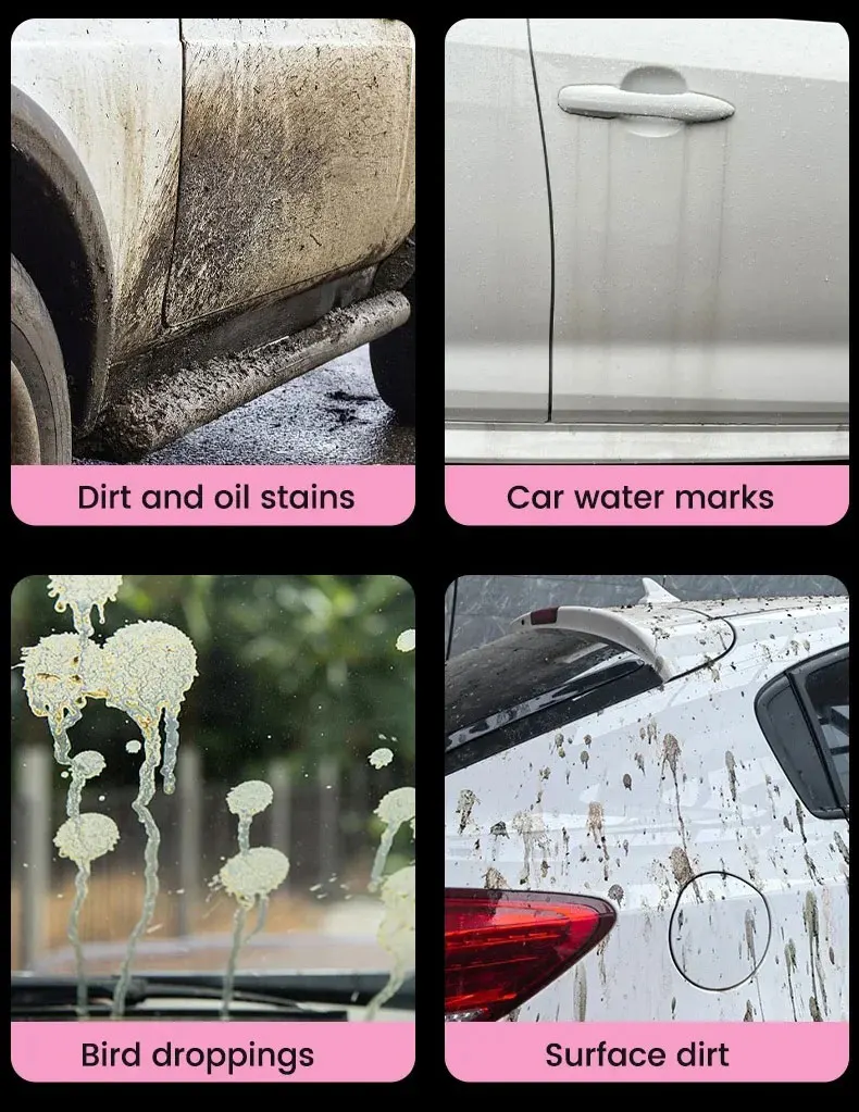 Espuma activa para lavado de autos sin contacto, champú de color, espuma de nieve para limpieza automática de autos.