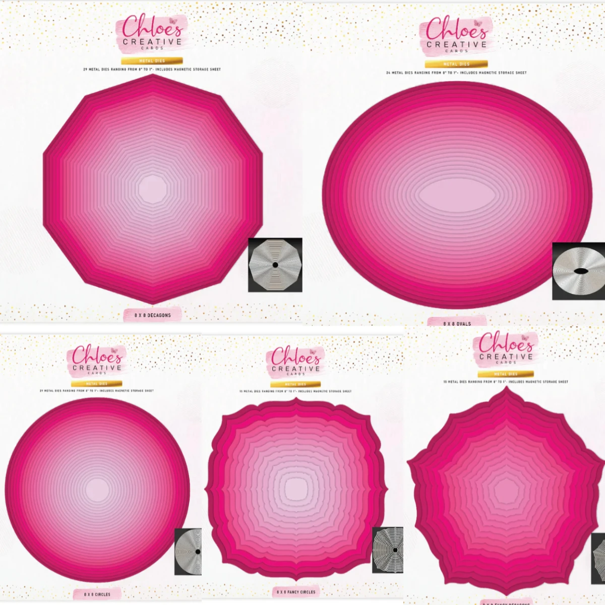 Grafisches Set Quadrat 2026 Neue Metall-Stanzformen für DIY Scrapbooking Bastelarbeiten Fotoalbum-Vorlage Handgemachte Dekoration
