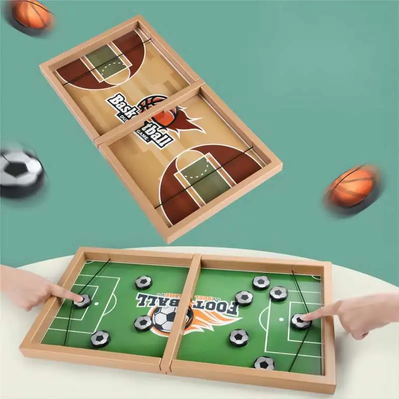 Fútbol plegable, baloncesto, juegos de mesa, catapulta, ajedrez, doble juego, juguetes educativos interactivos para niños, deportes de dedos