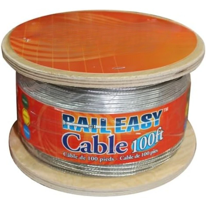 

POPULAR.RailEasy C0978-4100 Railing Cable (5/32") - 100 Feet Spool
