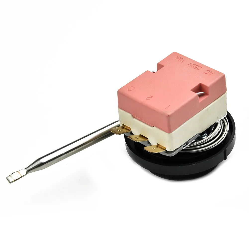 Adjustable Electric Fan Thermostat Switch 0β-120β Cooling Fan W/ 12V Rotary Temperature Control Switch Capillary Thermostat Part