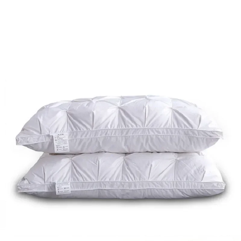 

High-end Down Comfortable Pillow5-star Hotel Pillow Down Pillow Core Cotton White Goose Down 3-dimensional Cervical Pillow Core