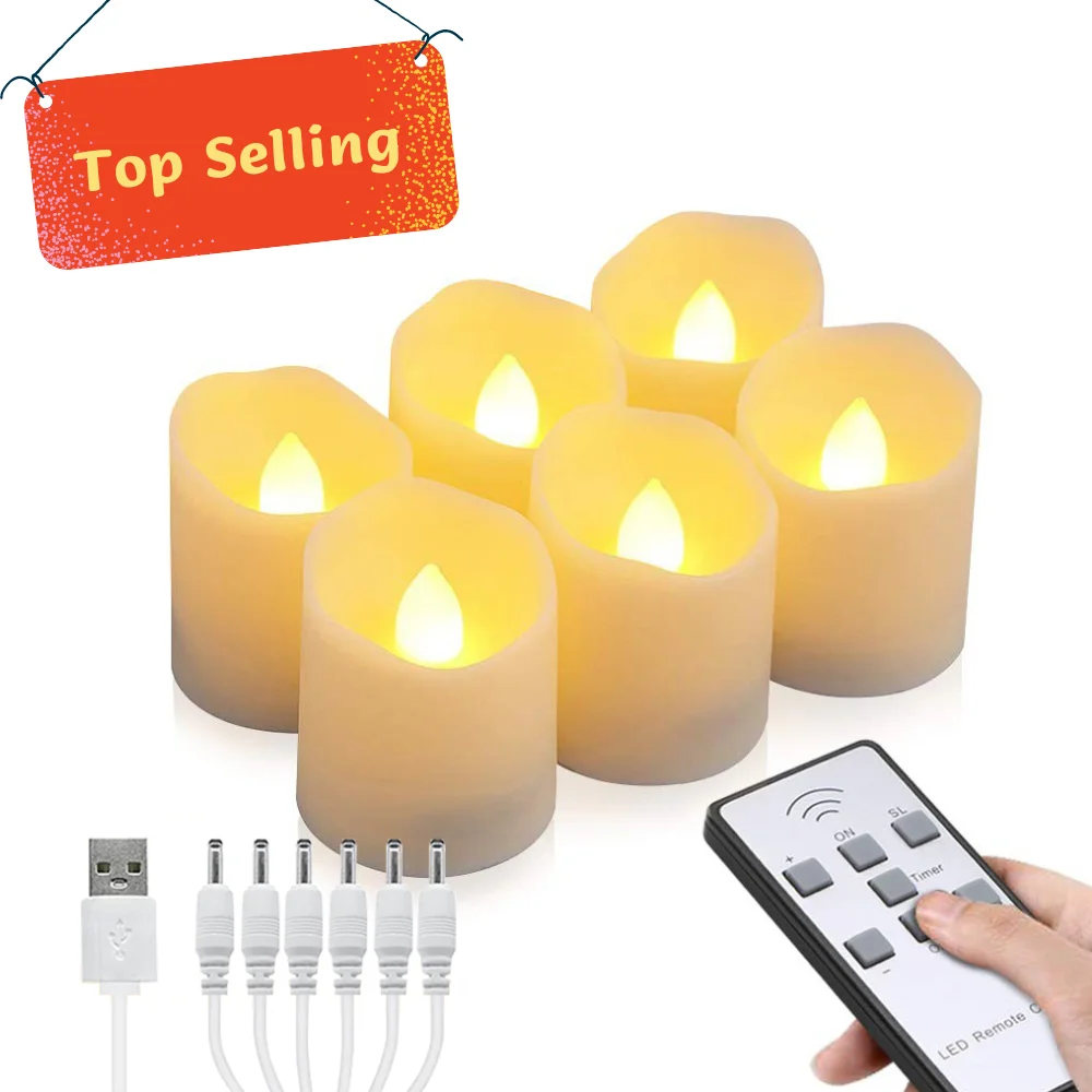 LED Tea candle Flameless Color Changing Battery Powered Colorful Flickering Candles Votive Tealight For Home Decorative candles