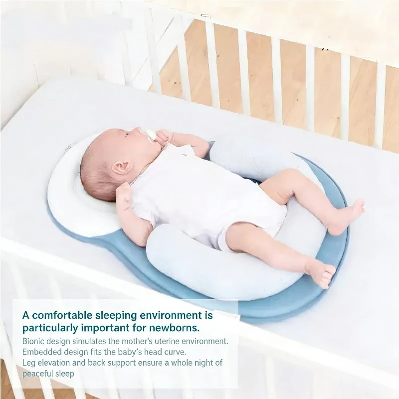 Almohada Creativa en Forma de Hueso para Bebés, Herramienta de Alimentación, Almohada Anti Regurgitación, Almohada Inclinada, Productos para Madres y Bebés