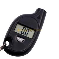 B5XD Keychain Tire Gauge Digital LCD Display Car Tire Air Pressure Tester