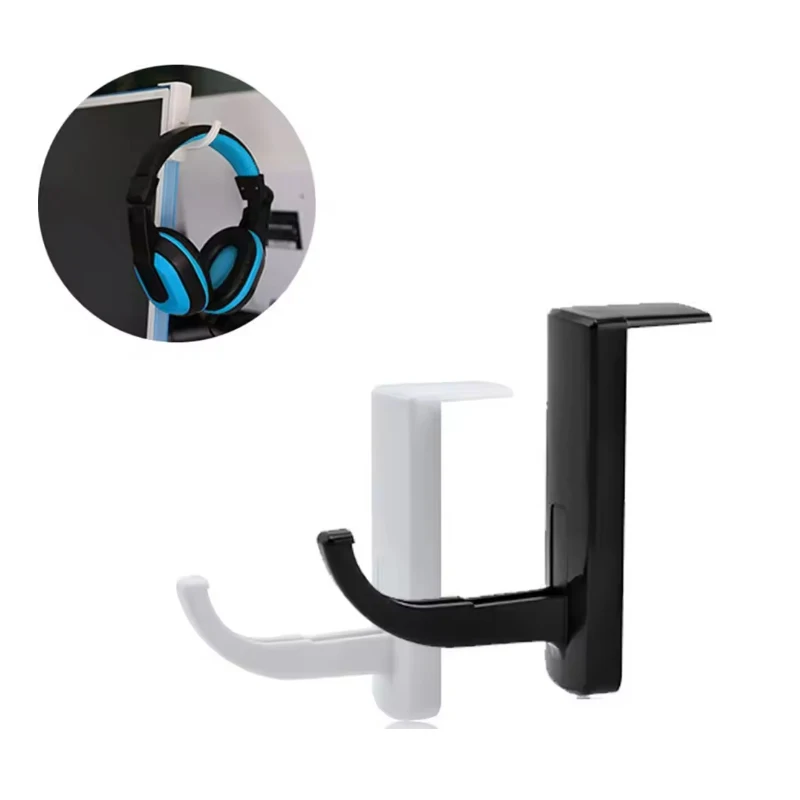 1-2-5PCS Gaming Earphone Stand Hanger Computer Monitor Rack Base Headphone Headset Stick-on Holder Accessories For All Earset