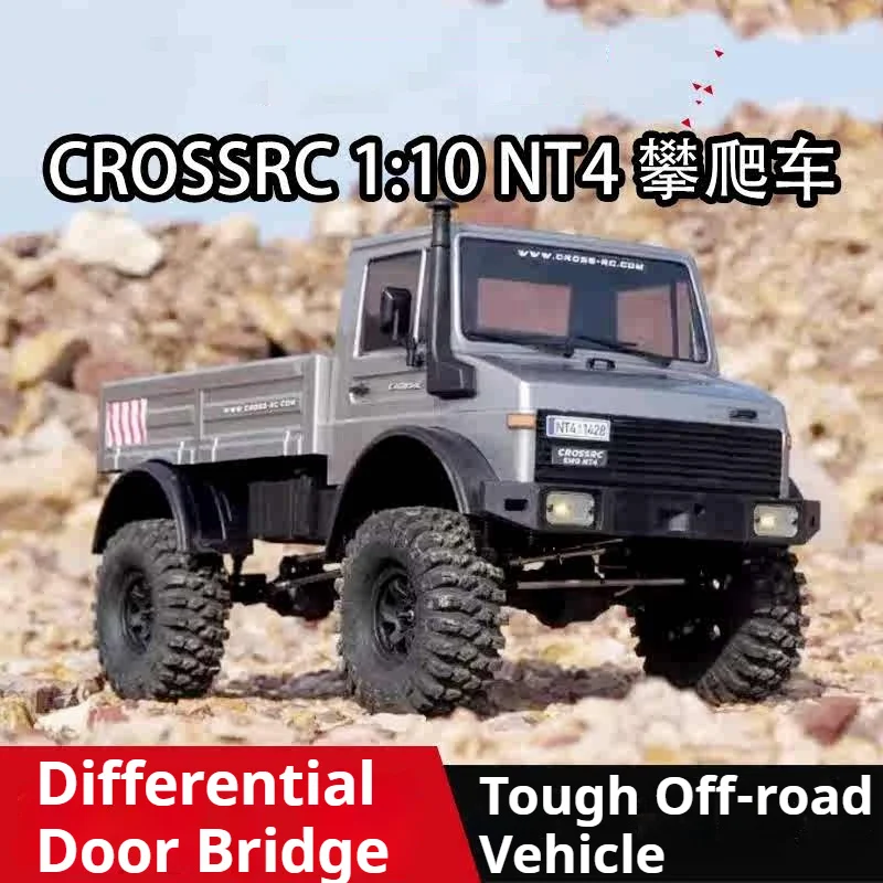 รถบังคับวิทยุ CROSSRC EMO 1:10 NT4 Unimok รุ่นปีนเขา ระบบดิฟเฟอเรนเชียล ความเร็วสองระดับ กันน้ำ สำหรับการขับขี่ออฟโรดแบบหนักแน่น