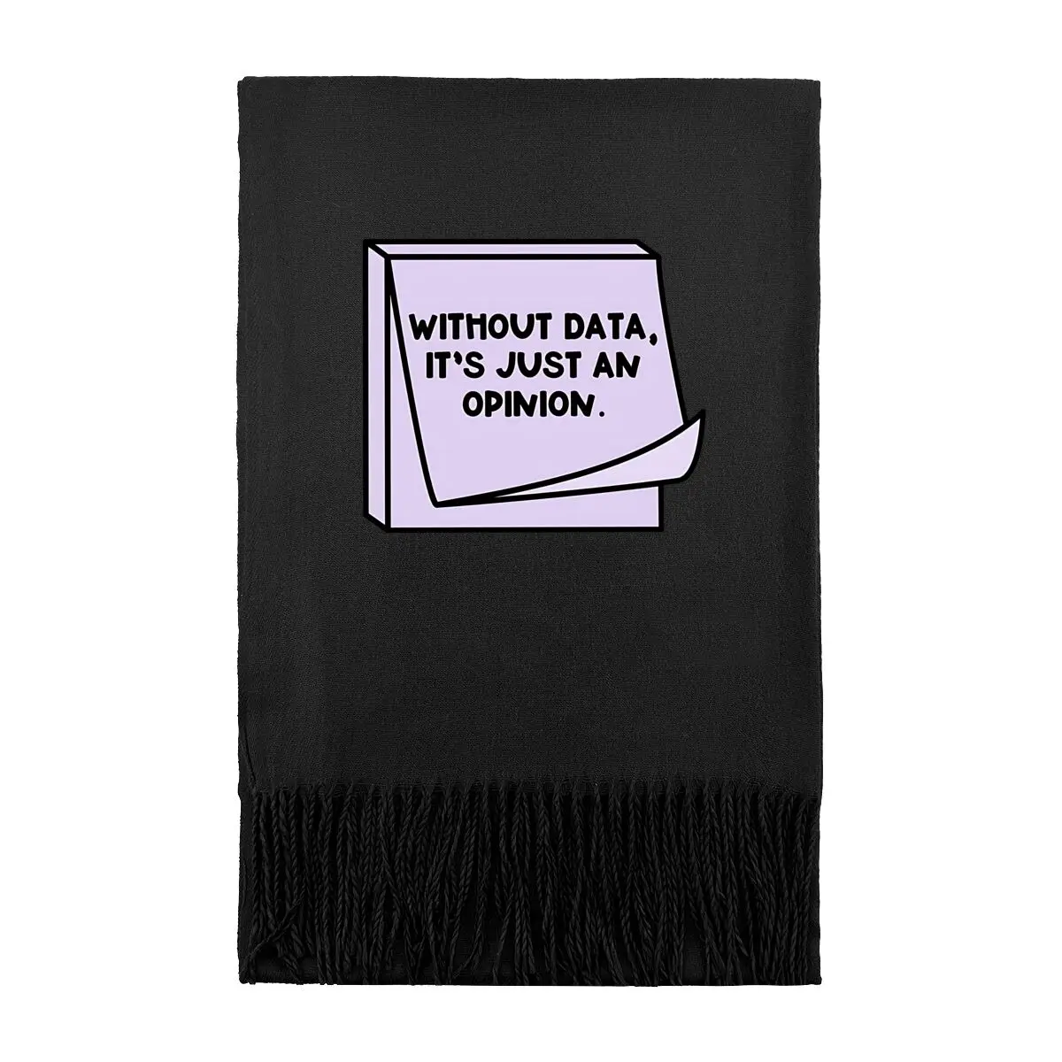 

Без данных, это просто мнение! Графический повседневный длинный шарф, теплый осенне-зимний повседневный модный шарф