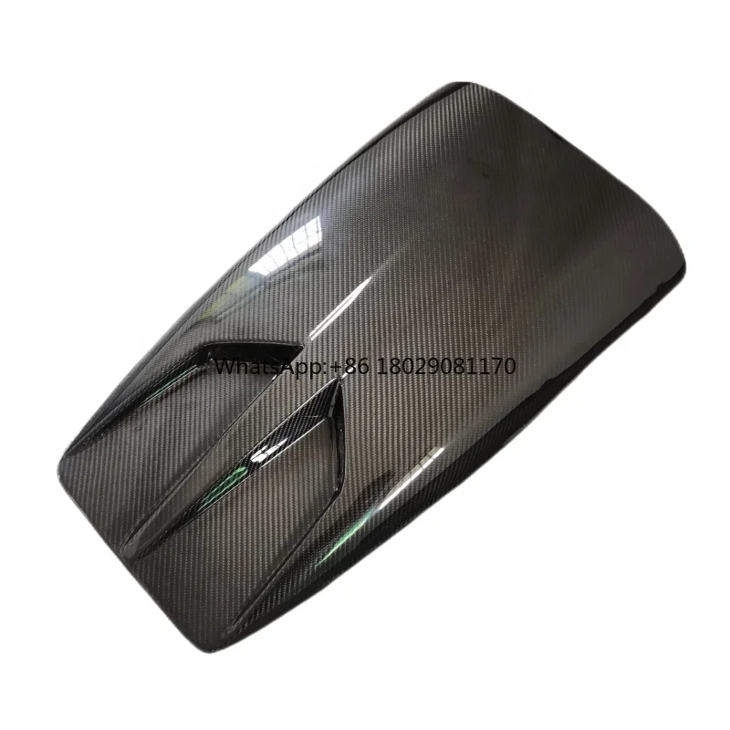 Accesorios de decoración de coche Exterior, fibra de carbono, estilo novi-pala de admisión de aire, Ventilación de techo para McLaren 540C 570S