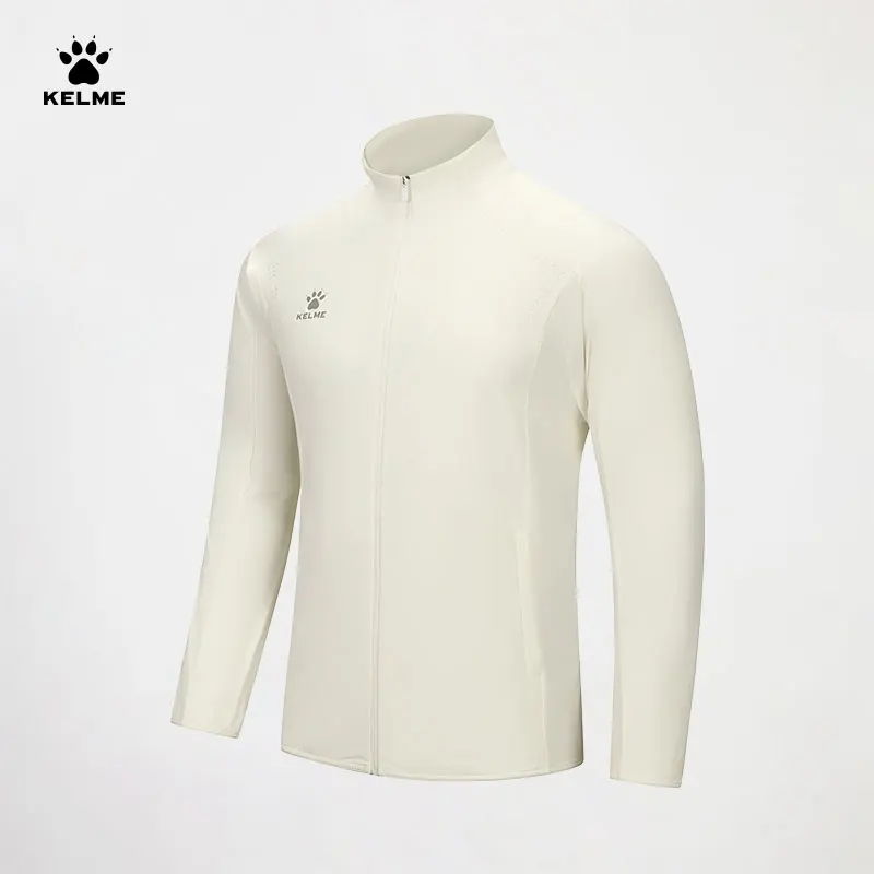 Kelme Licht geweven herenjack Upf50+ Zonbescherming Jas met opstaande kraag Dagtraining Buitensporten Hardloopwindjack - afbeelding 1