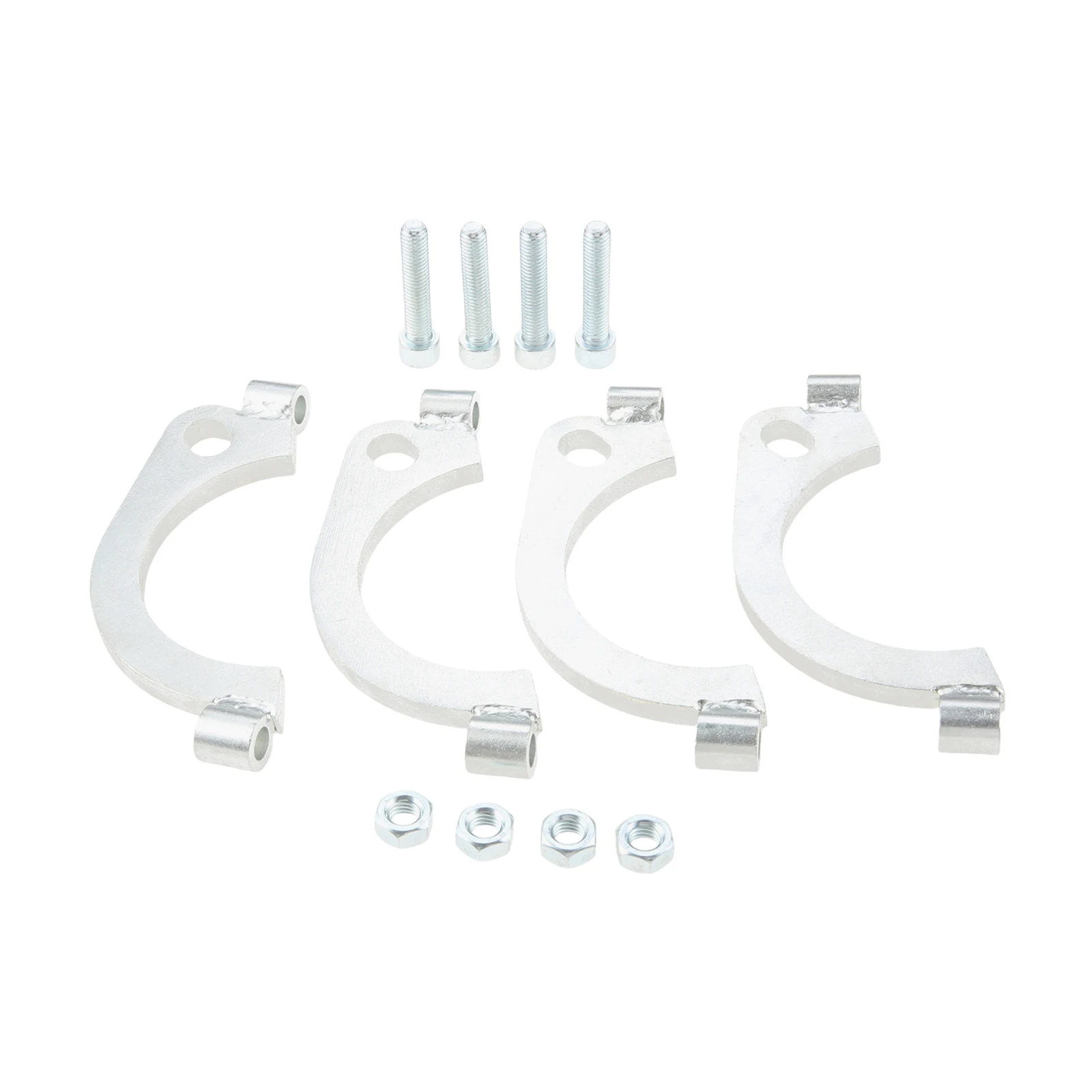 2pcs 3 Inch Split Flanges with Allen Bolt Kit Fit for 3.0''/76mm Exhaust Pipe Car Motorcycle Exhausts Accessories