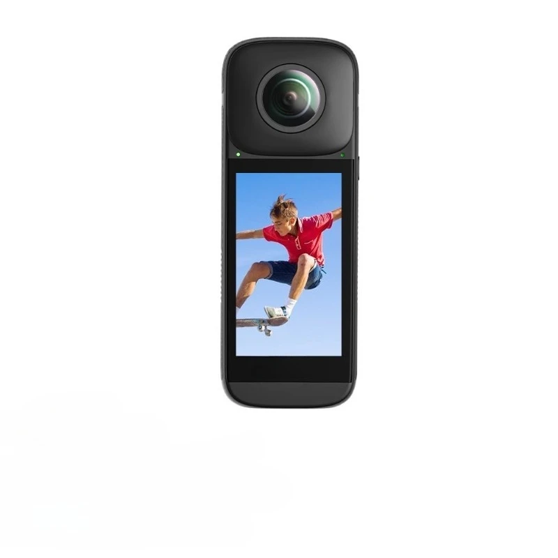 

360 panoramic motion camera high definition motorcycle riding 360 degree VR panoramic live broadcast v2
