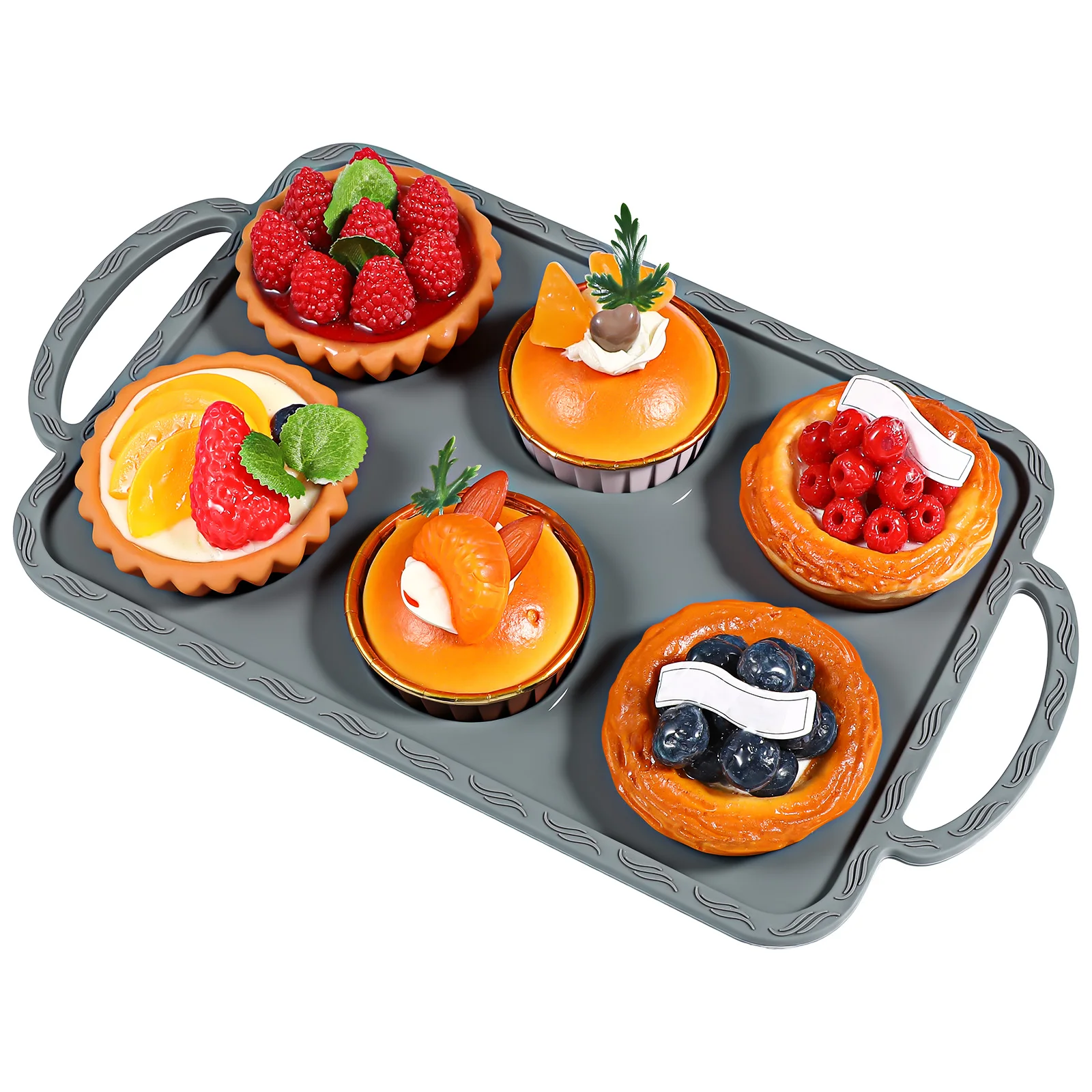 

Silicone Baking Mold Egg Tart Molds for Paper Cup Bread Mould Deep Muffin Tin Silica Gel Cake Tray Pans