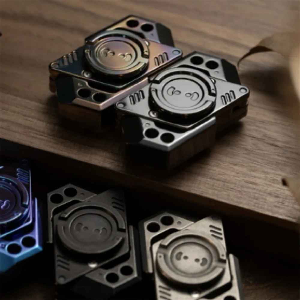 Spinner antystresowy JINGZHE ze stopu cyrkonu, zabawka EDC, spinner do ręki, slider antystresowy, zabawka sensoryczna na stres, ADHD, autyzm