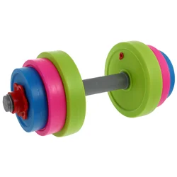 Dumbbel bambini esercizio manubri bambini manubri giocattolo Fitness Prop puntelli di allenamento