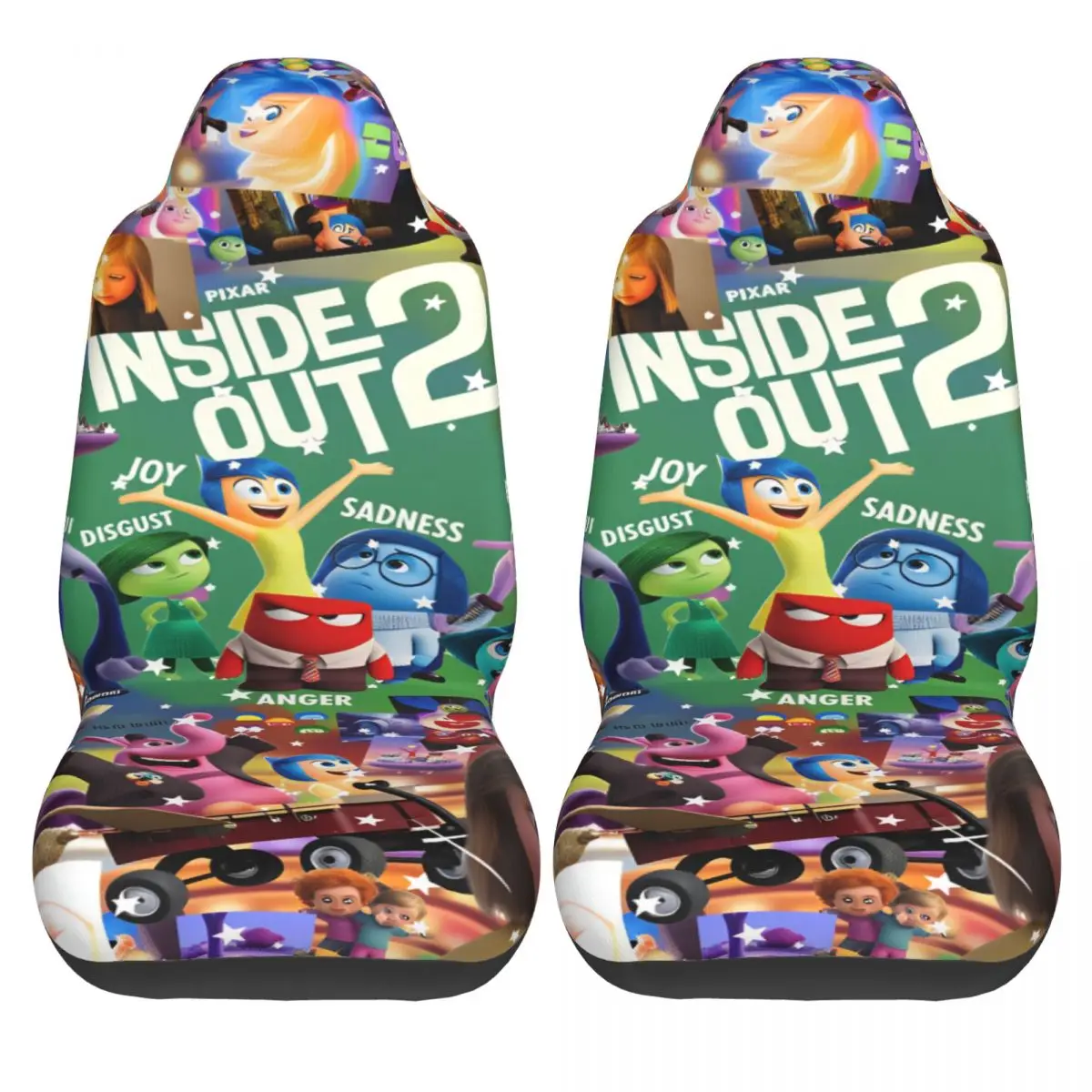 

Insides O-Out Car Seat Covers Soft 2 Pcs Auto Seat Covers Cheap Automobile Polyester Cover