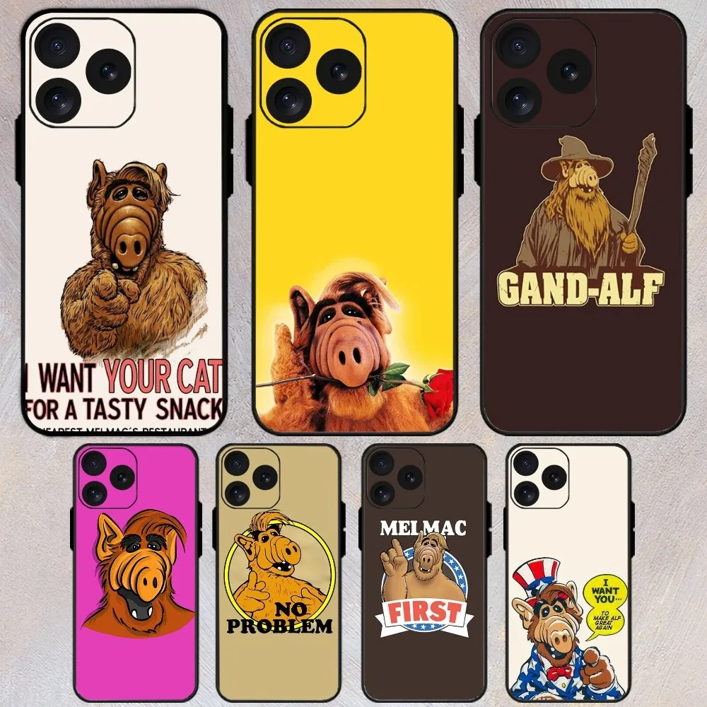 TV Series Alf Phone Case For iPhone 8 11 12 13 Pro 14 15 Mini X XR XS max Plus Shell