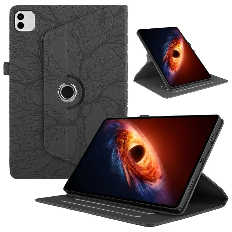 Funda for Honor Magic Pad 4 Case Embossed 360 Rotating PU Leather Tablet Coque for Honor Magicpad 4 12.3 inch 2026 Case Cover