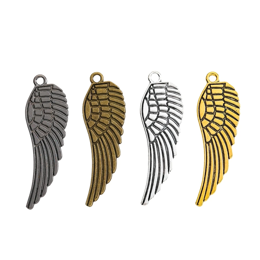 20pieces（wing ）vintage zinc alloy charm metal pendant DIY jewelry discovery making accessories2813