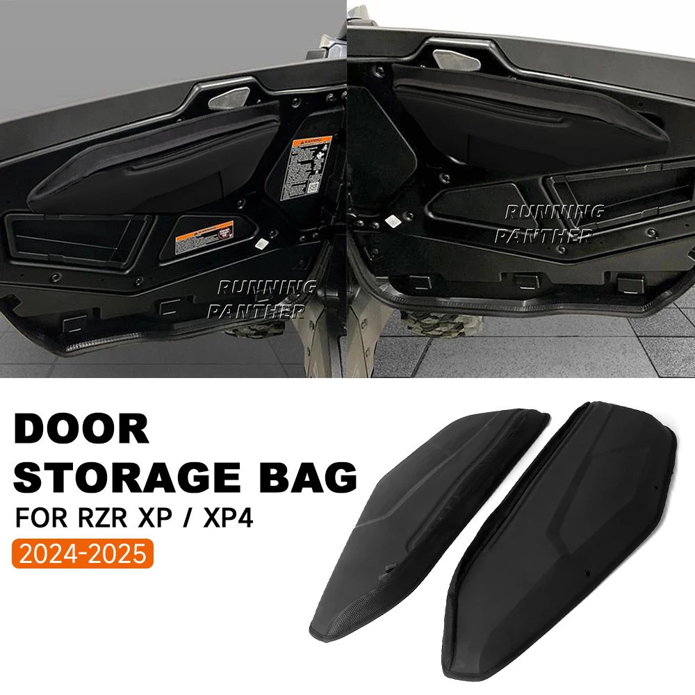 For Polaris RZR XP 4 XP 1000 Ultimate Sport Premium 2024 2025 Motorcycle Side Door Storage Bags Waterproof UTV Accessories New