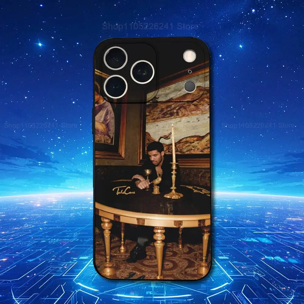 هاتف مغني الراب D-Drakes لهاتف iPhone 13,12,15,14,11,16,17,Plus,Pro Max,XS,X,XR,SE,Mini,8,7,Soft Silicone Black #5