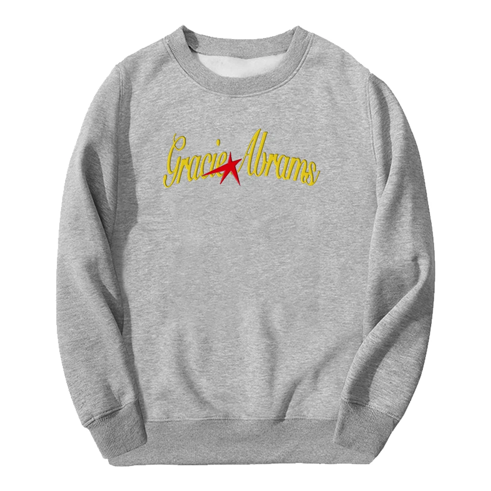 Gracie Abrams Star Merch bluza 2024 Tour Crewneck typu Streetwear z długim rękawem mężczyzn kobiet modne ciuchy