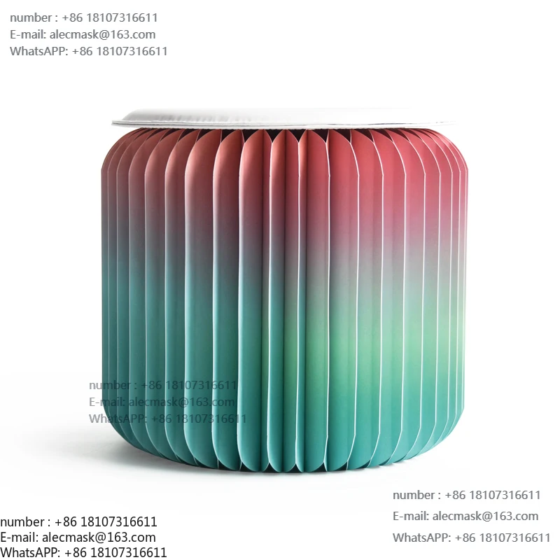 

Creative Art Painting Paper Stool Folding Stool Portable Space-saving for Events and Shop Decor Strong Bearing Force