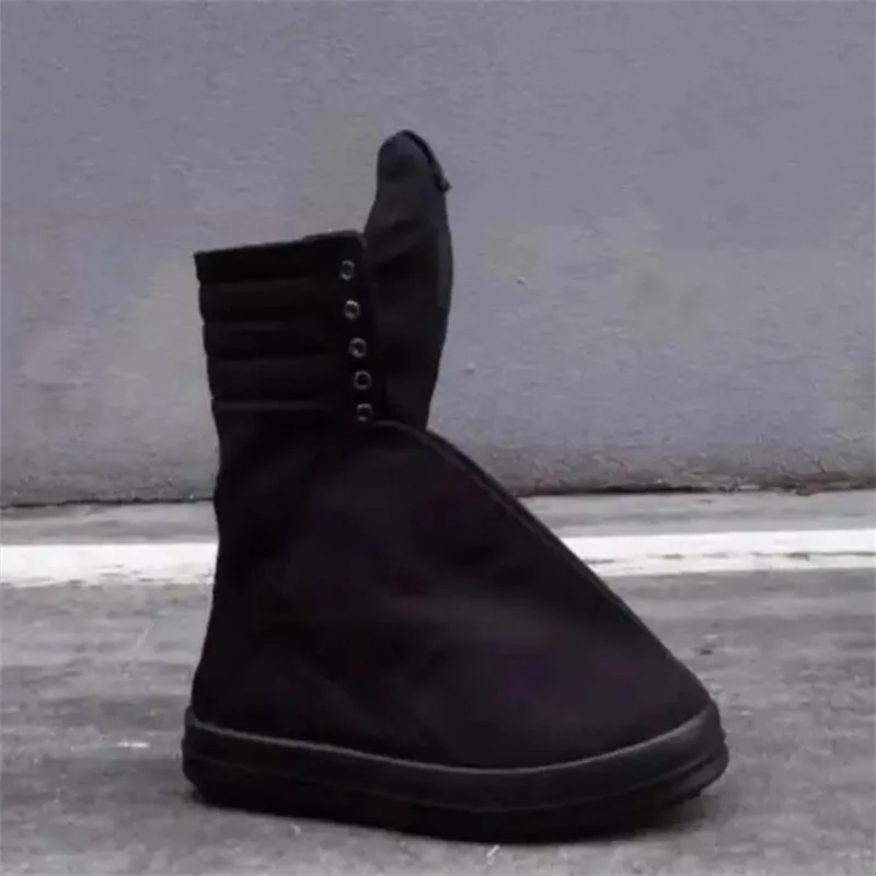 Handmade Big Toe Large aircraft Bread Soft Canvas Mating Boots Rock Street High Top Hip Hop Botas