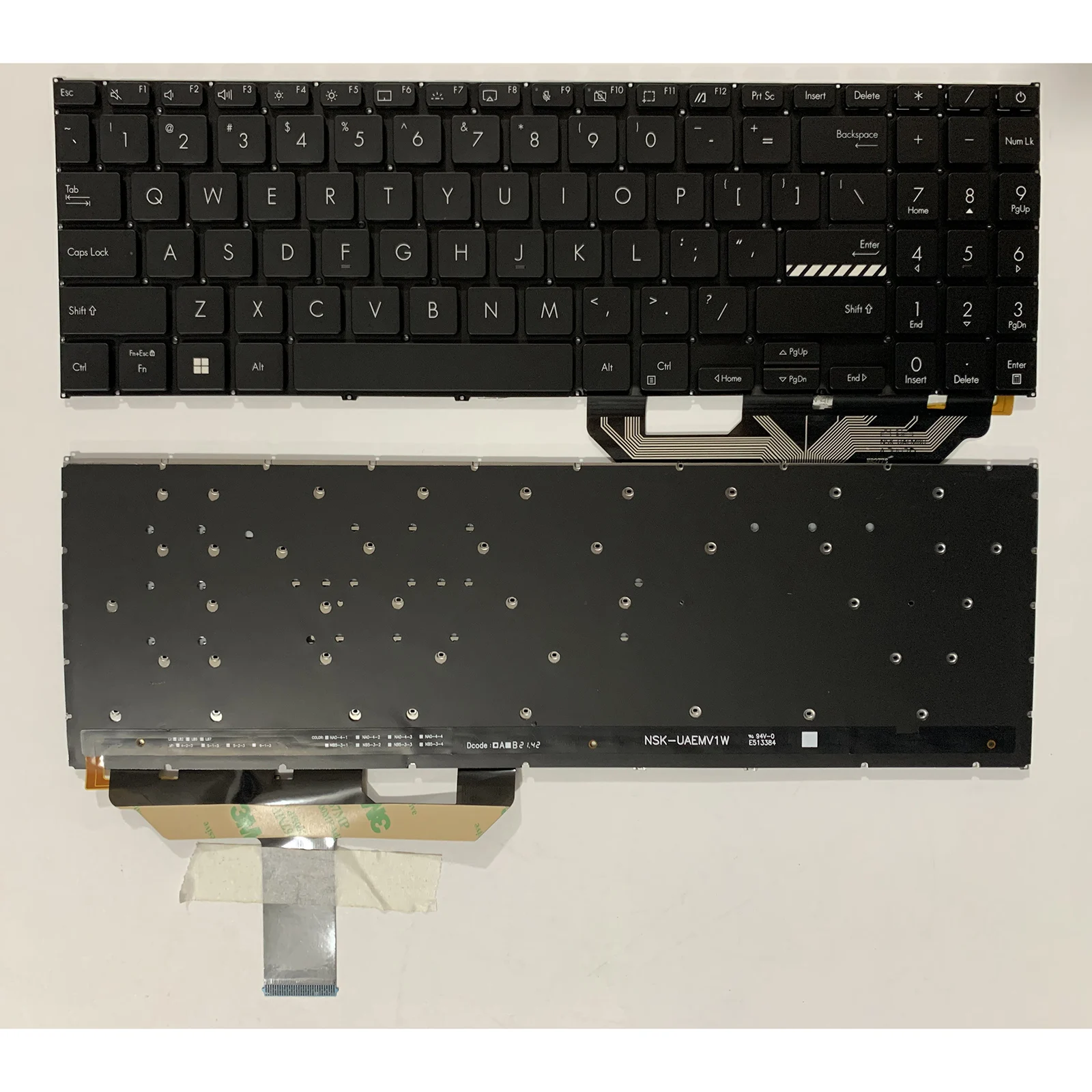 Replacement Laptop Keyboard for Asus Vivobook X1502 X1502ZA X1503 X1503ZA X1504 X1504VA Notebook Keyboard Repair Part