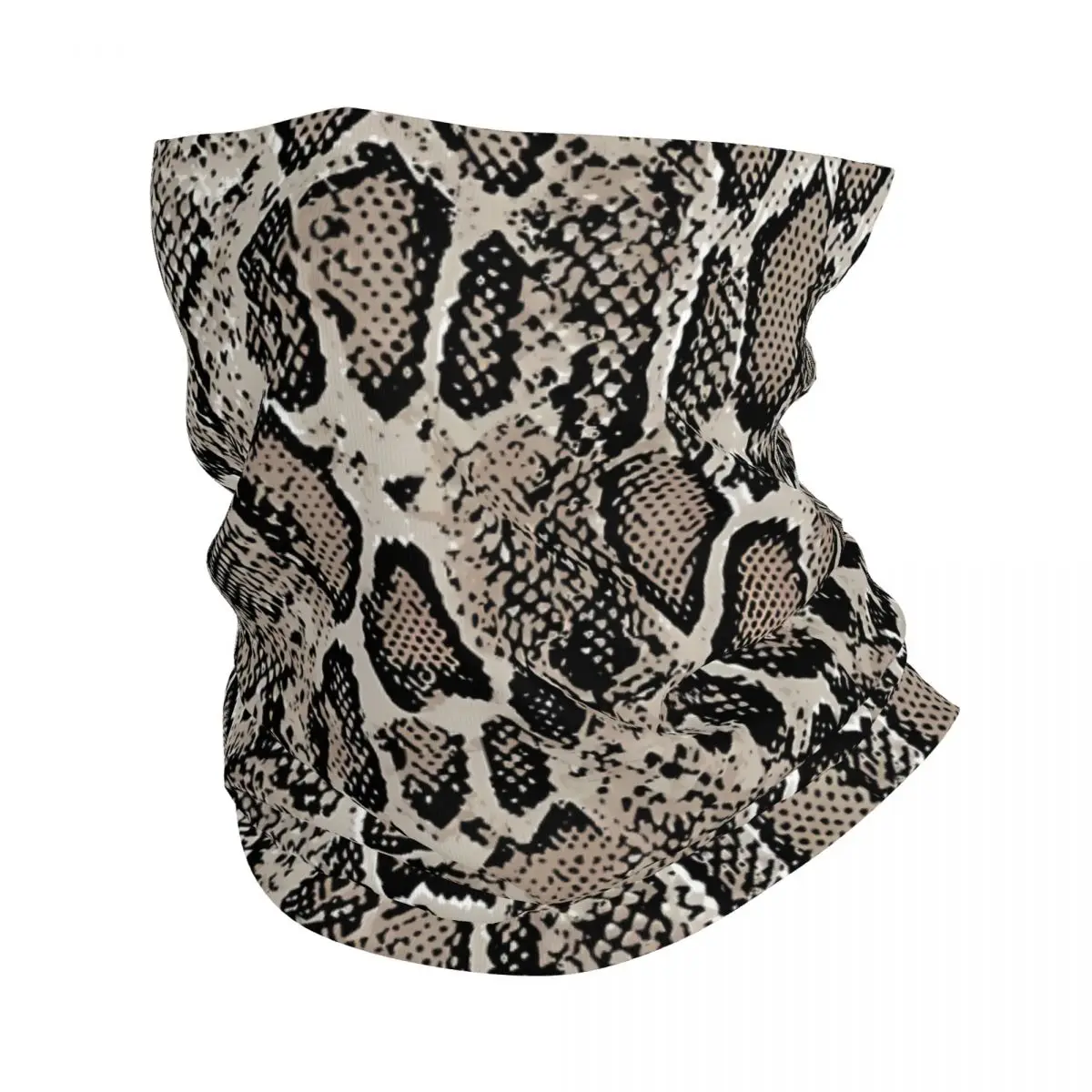 Skin Snake Pattern Bandana Neck Cover Wrap Scarf Balaclava Cycling Unisex Adult Breathable