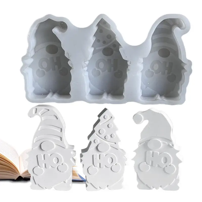 드워프 인형 케이크 장식 실리콘 몰드 송진, 수공예 몰드 그놈 장식 몰드, 에폭시 캐스팅 몰드